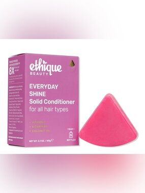 Ethique Beauty Repairing Solid Conditioner  Damaged Hair 1 Bar= 5 Bottles, 2.1oz